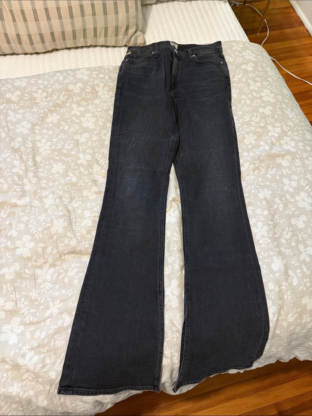 Citizens Of Humanity Women's Black Boot Cut Jeans